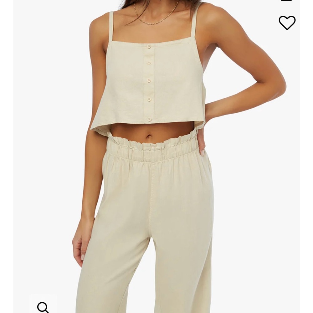 WeWoreWhat Linen Trapeze Tank NWT Size Medium